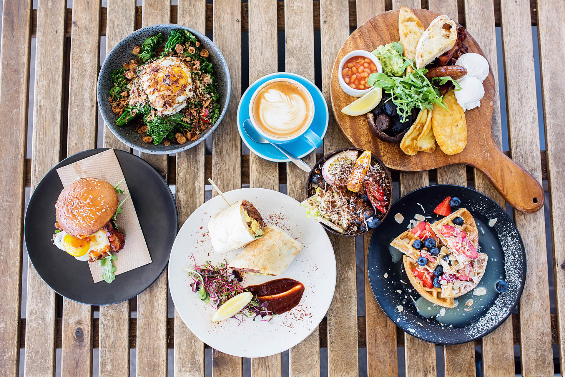 to Coffee Cat on Kings Beach.